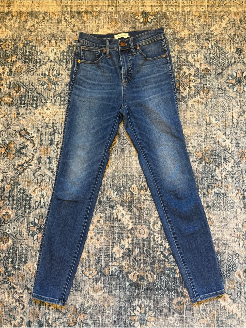 Madewell High Rise skinny jeans dark wash